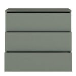 Alice Springs 3 Drawer Chest With Push-to-Open in Sage Green
