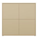 Alice Springs 4 Door Large Storage Cabinet with Push-to-Open Doors
