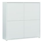 Alice Springs 4 Door Large Storage Cabinet with Push-to-Open Doors