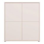 Alice Springs 4 Door Storage Cabinet with Push-to-Open Doors in Sand