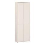 Alice Springs 4 Door Tall Storage Cabinet with Push-to-Open Doors in Sand