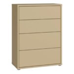 Alice Springs 4 Drawer Chest with Push-to-Open Drawers
