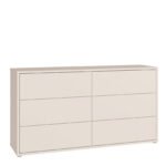 Alice Springs 6 Drawer Wide Chest with Push-to-Open Drawers