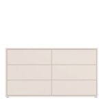 Alice Springs 6 Drawer Wide Chest with Push-to-Open Drawers