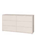 Alice Springs 6 Drawer Wide Chest with Push-to-Open Drawers