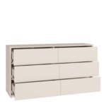 Alice Springs 6 Drawer Wide Chest with Push-to-Open Drawers
