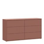 Alice Springs 6 Drawer Wide Chest with Push-to-Open Drawers