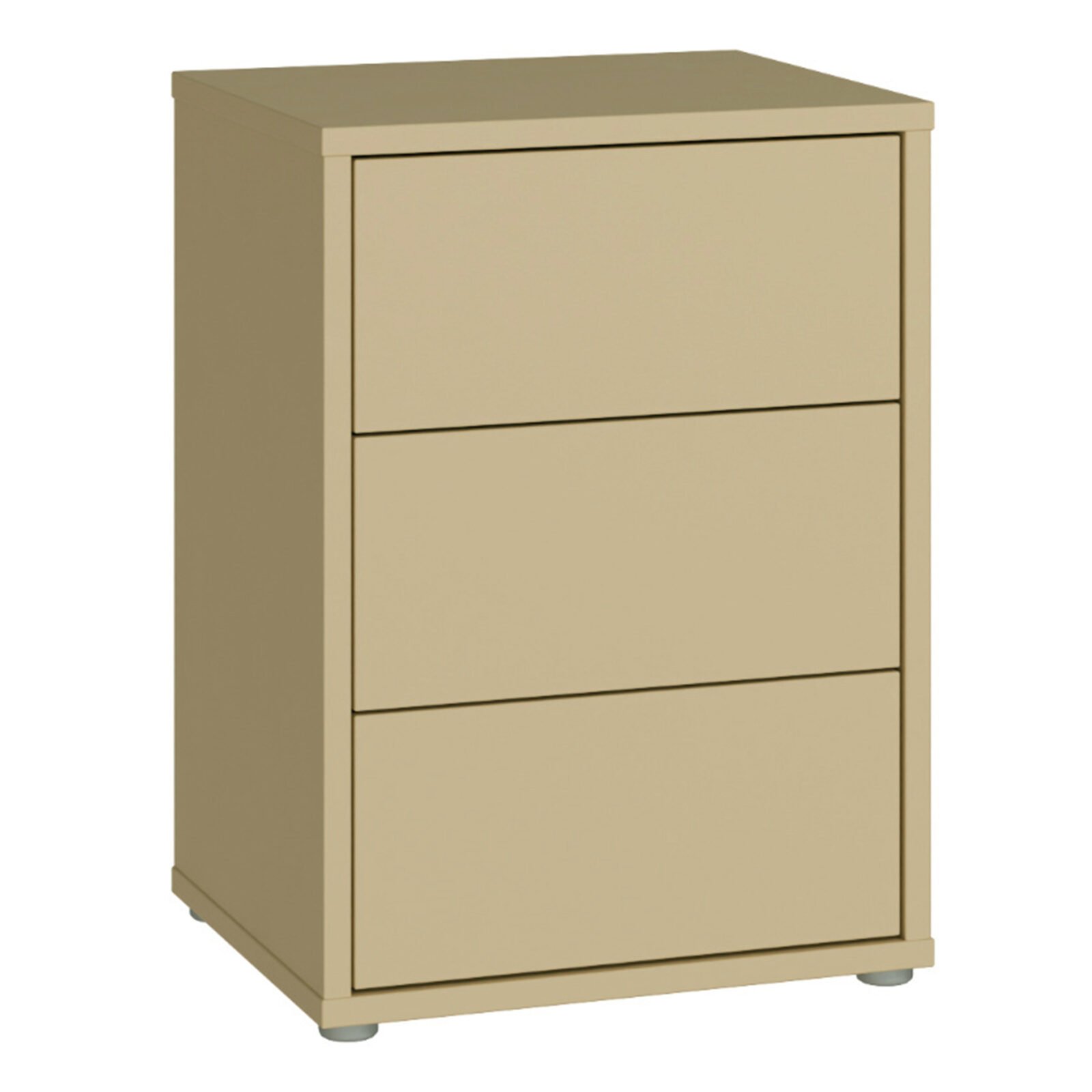 Alice Springs Bedside Cabinet with 3 Drawers Push-to-Open Alice Springs Bedside Cabinet with 3 Drawers Push-to-Open