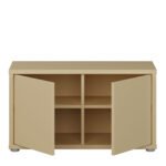 Alice Springs Bench with 2 Doors Push-to-Open