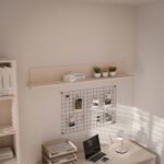 Alice Springs Floating Bedside Shelf in Sand