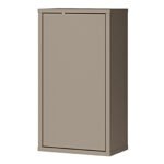 Alice Springs Hanging Storage Cupboard with 1 Door Push-to-Open in Taupe