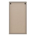 Alice Springs Hanging Storage Cupboard with 1 Door Push-to-Open in Taupe