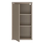 Alice Springs Hanging Storage Cupboard with 1 Door Push-to-Open in Taupe
