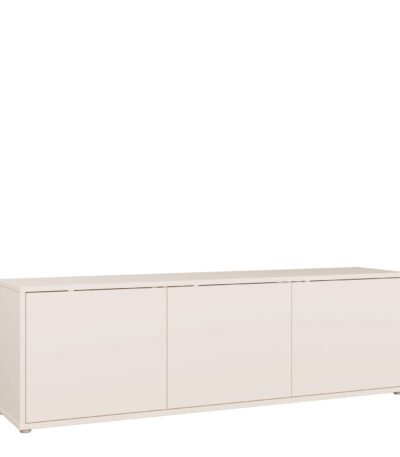 Alice Springs Large TV Cabinet with 3 Doors Push-to-Open in Sand
