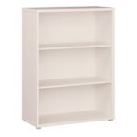 Alice Springs Low Wide Bookcase with Open Shelving in Sand