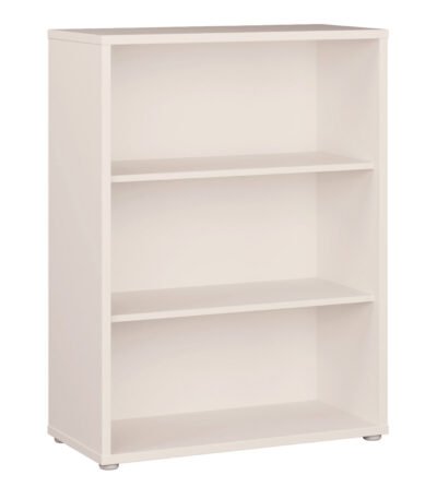 Alice Springs Low Wide Bookcase with Open Shelving in Sand