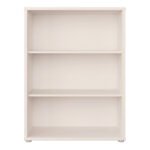 Alice Springs Low Wide Bookcase with Open Shelving in Sand