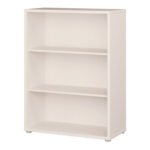 Alice Springs Low Wide Bookcase with Open Shelving in Sand