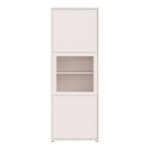 Alice Springs Narrow Display Cabinet with 3 Push-to-Open Doors