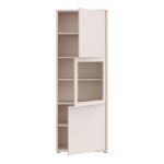 Alice Springs Narrow Display Cabinet with 3 Push-to-Open Doors