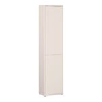 Alice Springs Narrow Tall Cupboard with 2 Push-to-Open Doors in Sand
