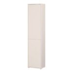 Alice Springs Narrow Tall Cupboard with 2 Push-to-Open Doors in Sand