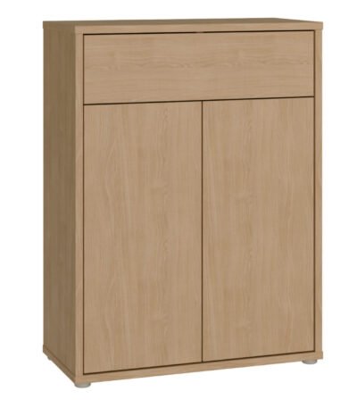 Alice Springs Shoe Cabinet with 2 Doors Push-to-Open & 1 Drawer Push-to-Open