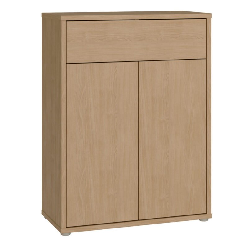 Alice Springs Shoe Cabinet with 2 Doors Push-to-Open & 1 Drawer Push-to-Open