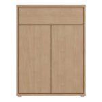 Alice Springs Shoe Cabinet with 2 Doors Push-to-Open & 1 Drawer Push-to-Open