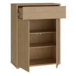 Alice Springs Shoe Cabinet with 2 Doors Push-to-Open & 1 Drawer Push-to-Open