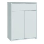 Alice Springs Shoe Cabinet with 2 Doors Push-to-Open & 1 Drawer Push-to-Open