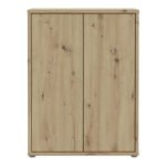 Alice Springs Shoe Cabinet with 2 Doors Push-to-Open
