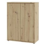 Alice Springs Shoe Cabinet with 2 Doors Push-to-Open
