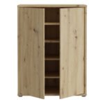 Alice Springs Shoe Cabinet with 2 Doors Push-to-Open