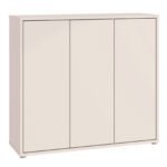 Alice Springs Shoe Cabinet with 3 Doors Push-to-Open