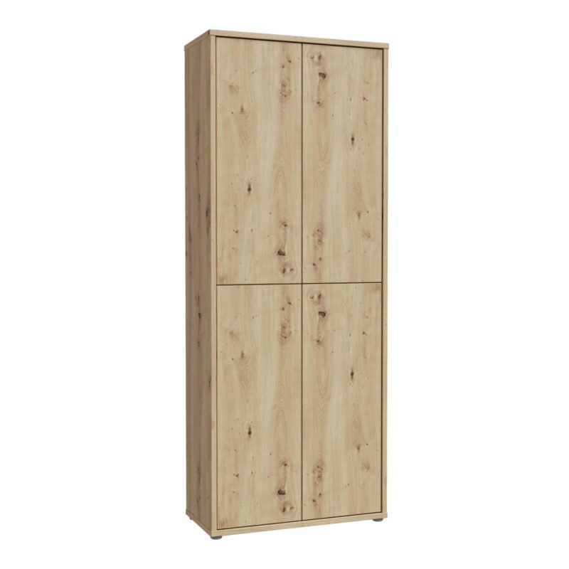 Alice Springs Shoe Cabinet with 4 Doors Push-to-Open