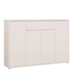 Alice Springs Shoe Cabinet with 4 Doors Push-to-Open & 1 Drawer Push-to-Open in Sand