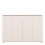 Alice Springs Shoe Cabinet with 4 Doors Push-to-Open & 1 Drawer Push-to-Open in Sand