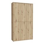 Alice Springs Shoe Cabinet with 6 Doors Push-to-Open