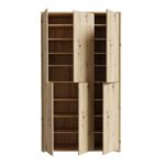 Alice Springs Shoe Cabinet with 6 Doors Push-to-Open