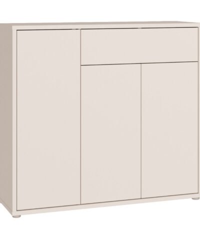 Alice Springs Sideboard with 3 Doors Push-to-Open & 1 Drawer Push-to-Open in Sand