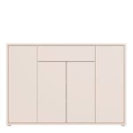 Alice Springs Sideboard with 4 Doors Push-to-Open & 1 Centralised Drawer Push-to-Open in Sand