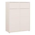 Alice Springs Storage Cabinet with 2 Doors & 2 Drawers with Push-to-Open in Sand