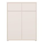 Alice Springs Storage Cabinet with 2 Doors & 2 Drawers with Push-to-Open in Sand