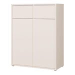 Alice Springs Storage Cabinet with 2 Doors & 2 Drawers with Push-to-Open in Sand
