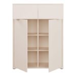 Alice Springs Storage Cabinet with 2 Doors & 2 Drawers with Push-to-Open in Sand