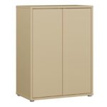 Alice Springs Tall 2 Door Cupboard with Push-to-Open Doors