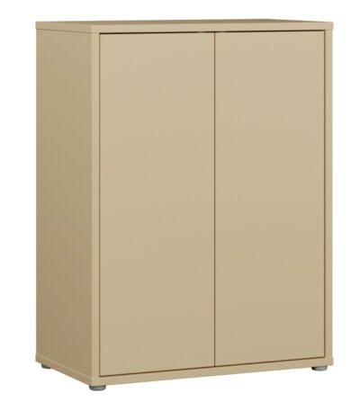 Alice Springs Tall 2 Door Cupboard with Push-to-Open Doors