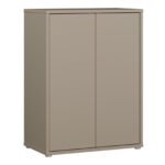 Alice Springs Tall 2 Door Cupboard with Push-to-Open Doors