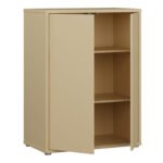Alice Springs Tall 2 Door Cupboard with Push-to-Open Doors